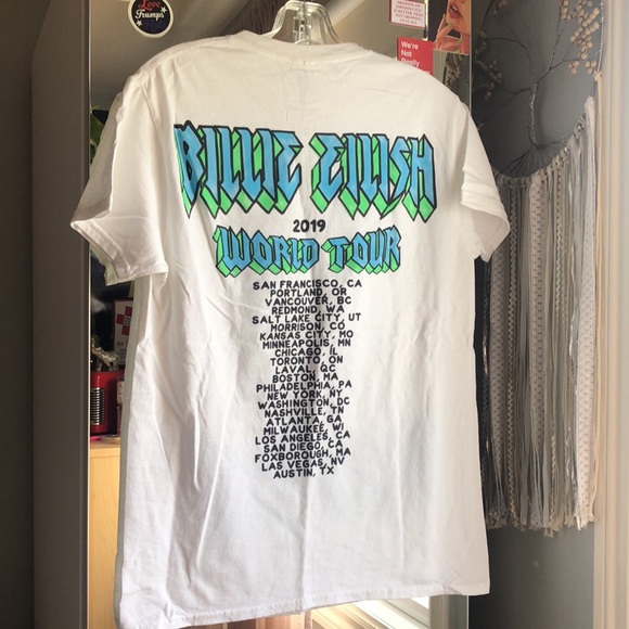 Billie Eilish World Tour T-Shirt - Picture 4 of 4